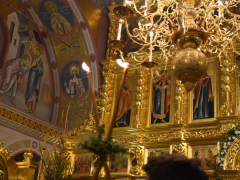 Рождественская служба и коронавирус: в саратовском храме прихожане игнорировали санитарные правила (фоторепортаж)