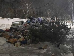 Саратовцы возмутились горам мусора возле мужского монастыря