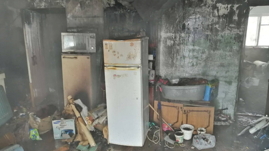В Красном Куте пожар уничтожил жилой дом