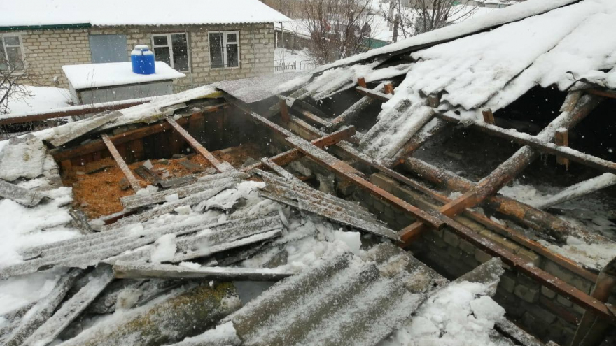В Красном Куте пожар уничтожил жилой дом