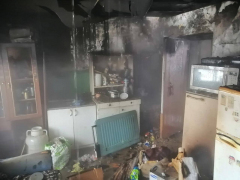 В Красном Куте пожар уничтожил жилой дом