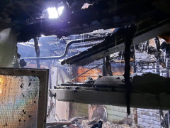 В центре Саратова полыхал жилой дом: огонь тушили три часа (видео)