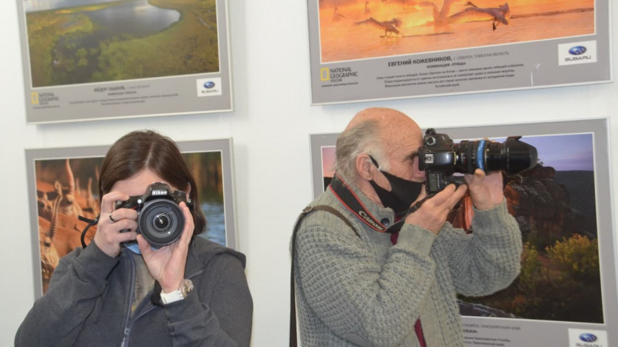 В Саратове открыли фотовыставку о дикой природе от National Geographic