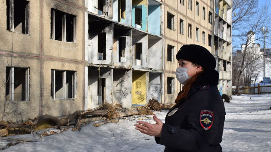 В Саратове в заброшенных строениях полицейские искали детей, бомжей и наркоманов