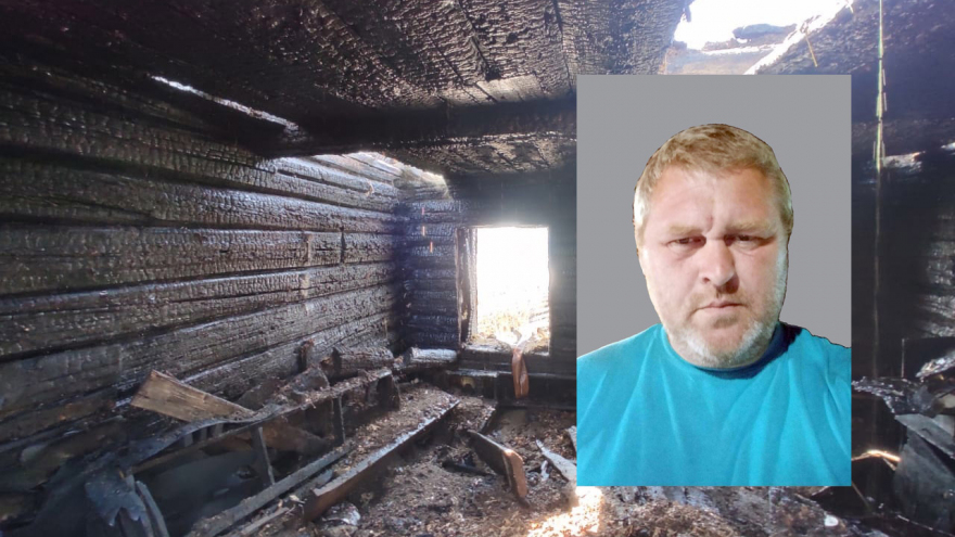 Пожар под Вольском: мужчина вынес соседку из горящего дома