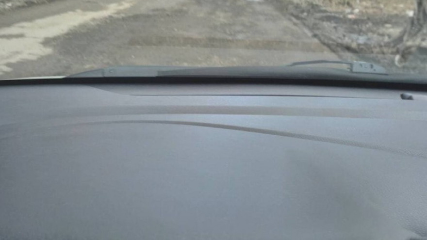 В Авиаторе дорогу ада засыпали асфальтной крошкой