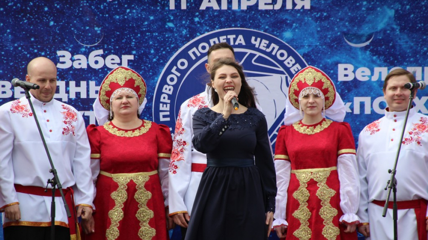 60-летие полета Гагарина: в Саратовской области устроили велопробег Поехали! и забег Звездный путь