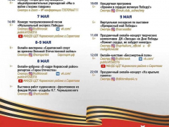 Праздник Победы в Саратове: опубликована программа мероприятий