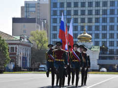 В Саратове состоялось шествие, посвященное Победе (фоторепортаж)