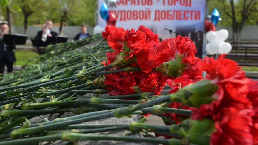 В Заводском районе заложили камень на месте будущей стелы Город трудовой доблести