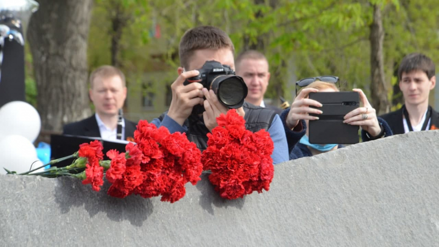 В Заводском районе заложили камень на месте будущей стелы Город трудовой доблести