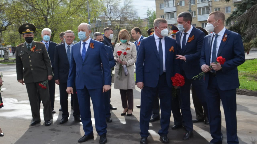 В Заводском районе заложили камень на месте будущей стелы Город трудовой доблести