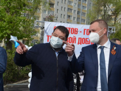 В Заводском районе заложили камень на месте будущей стелы Город трудовой доблести