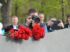 В Заводском районе заложили камень на месте будущей стелы Город трудовой доблести