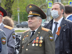 В Заводском районе заложили камень на месте будущей стелы Город трудовой доблести