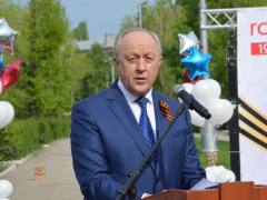 В Заводском районе заложили камень на месте будущей стелы Город трудовой доблести