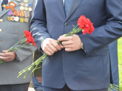 В Заводском районе заложили камень на месте будущей стелы Город трудовой доблести