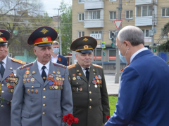 В Заводском районе заложили камень на месте будущей стелы Город трудовой доблести