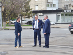 В Заводском районе заложили камень на месте будущей стелы Город трудовой доблести