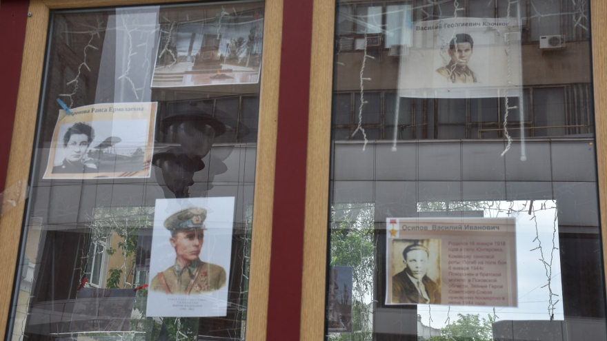 На Волжской прошла патриотическая акция в честь Дня Победы (фоторепортаж)