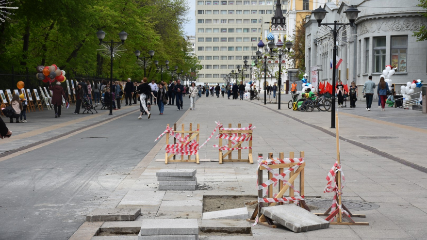 На Волжской прошла патриотическая акция в честь Дня Победы (фоторепортаж)