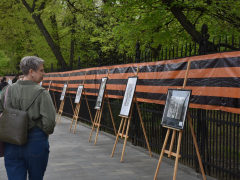 На Волжской прошла патриотическая акция в честь Дня Победы (фоторепортаж)