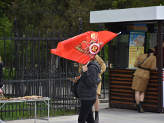 На Волжской прошла патриотическая акция в честь Дня Победы (фоторепортаж)
