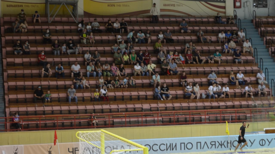 Дельта проиграла Крыльям Советов в последнем домашнем матче Чемпионата России по пляжному футболу
