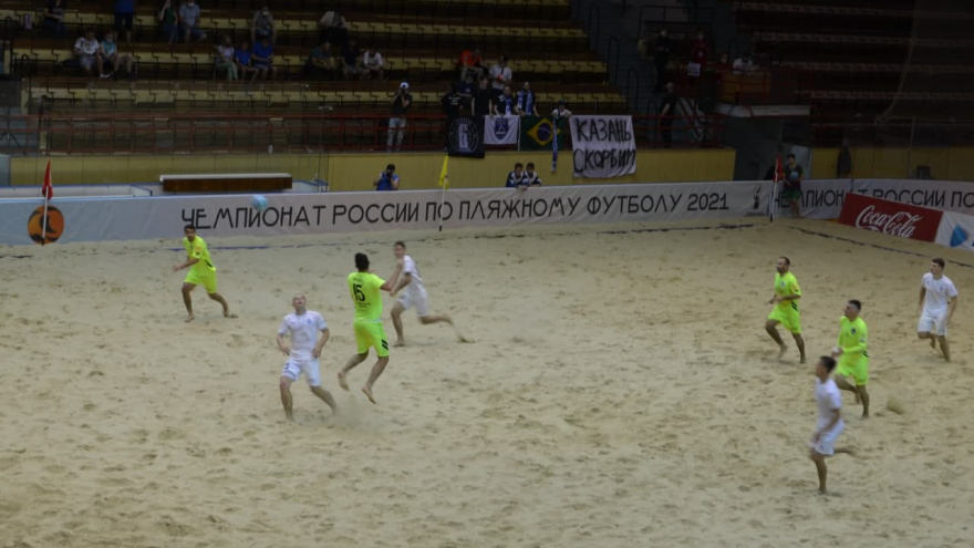 Дельта проиграла Крыльям Советов в последнем домашнем матче Чемпионата России по пляжному футболу