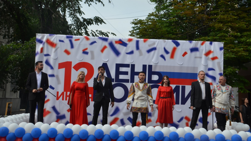 В центре Саратова устроили средневековое сражение (видео)