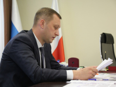 Депутат Андрей Воробьев обсудил с председателем правительства Романом Бусаргиным дорожную карту