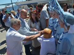 В Саратове стартовала экспедиция с представителями народов Поволжья: делегаты уплыли на теплоходе