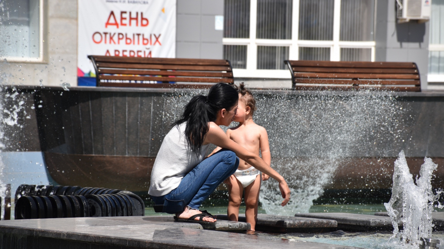 Аномальная жара в Саратове. Фоторепортаж