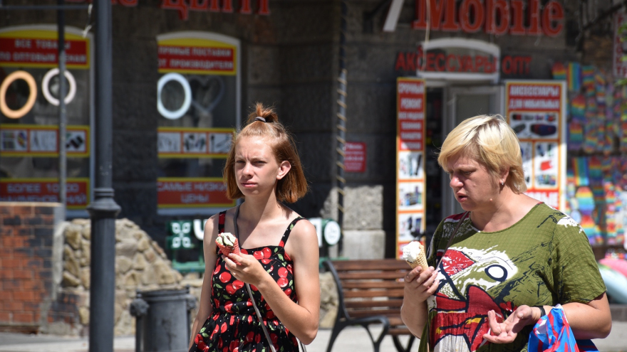Аномальная жара в Саратове. Фоторепортаж