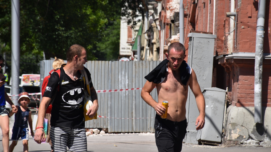 Аномальная жара в Саратове. Фоторепортаж