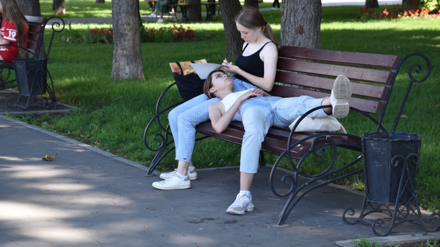 Аномальная жара в Саратове. Фоторепортаж