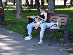 Аномальная жара в Саратове. Фоторепортаж