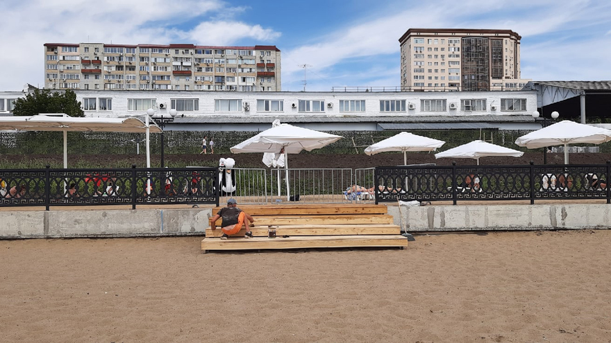 На новом саратовском пляже появятся спуски с солярия