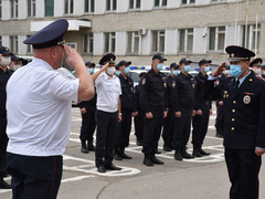 День рождения ППС: саратовские полицейские получили трех щенков бельгийской овчарки (их отправят в собачью школу)