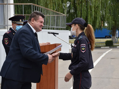 День рождения ППС: саратовские полицейские получили трех щенков бельгийской овчарки (их отправят в собачью школу)