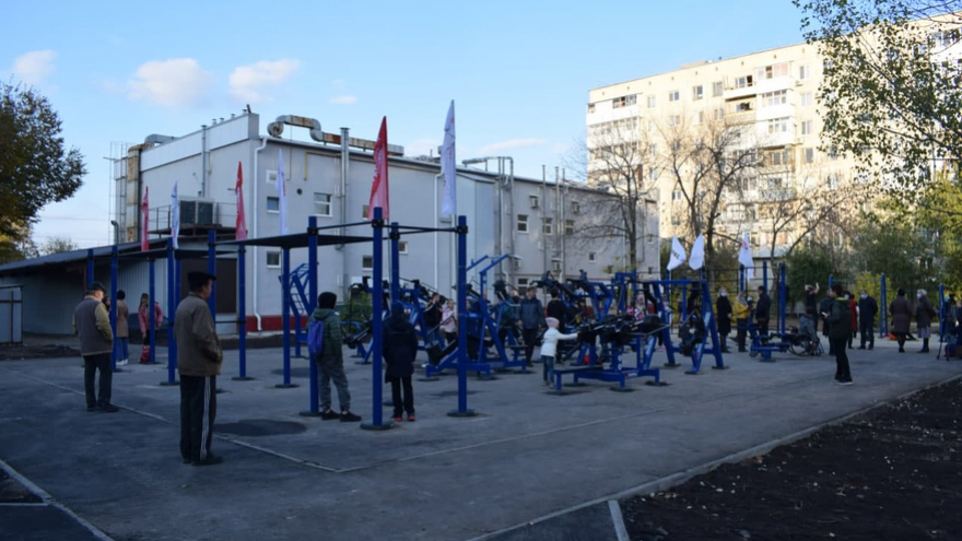 Депутат Госдумы Андрей Воробьев открыл в Заводском районе еще один народный фитнес-парк