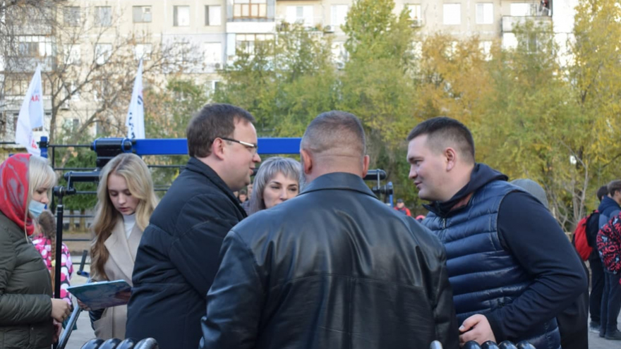 Депутат Госдумы Андрей Воробьев открыл в Заводском районе еще один народный фитнес-парк