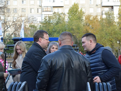 Депутат Госдумы Андрей Воробьев открыл в Заводском районе еще один народный фитнес-парк