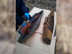 Браконьерство под Саратовом: найдены карабин и охотничий билет Валерия Рашкина