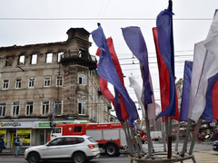 Источник: пожар в гостинице Россия начался со второго этажа, рассматривается версия о поджоге