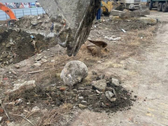 В Саратове под землей нашли голову памятника Ленину