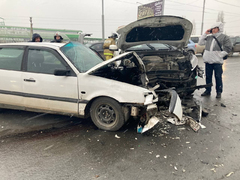 Массовая авария в Юбилейном вызвала большой затор
