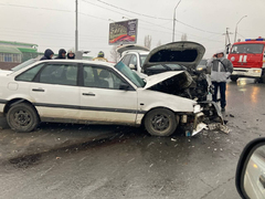 Массовая авария в Юбилейном вызвала большой затор