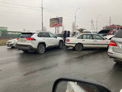 Массовая авария в Юбилейном вызвала большой затор