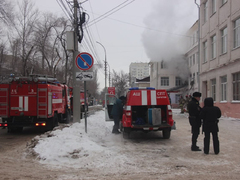 В центре Саратова горит школа